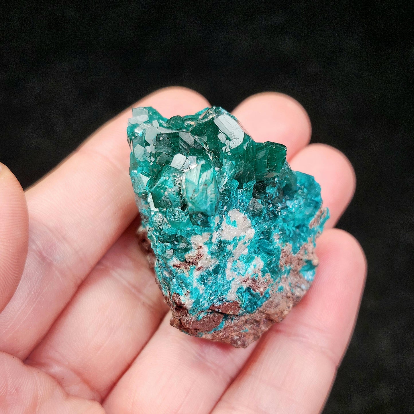 Dioptase Crystal 50.7g