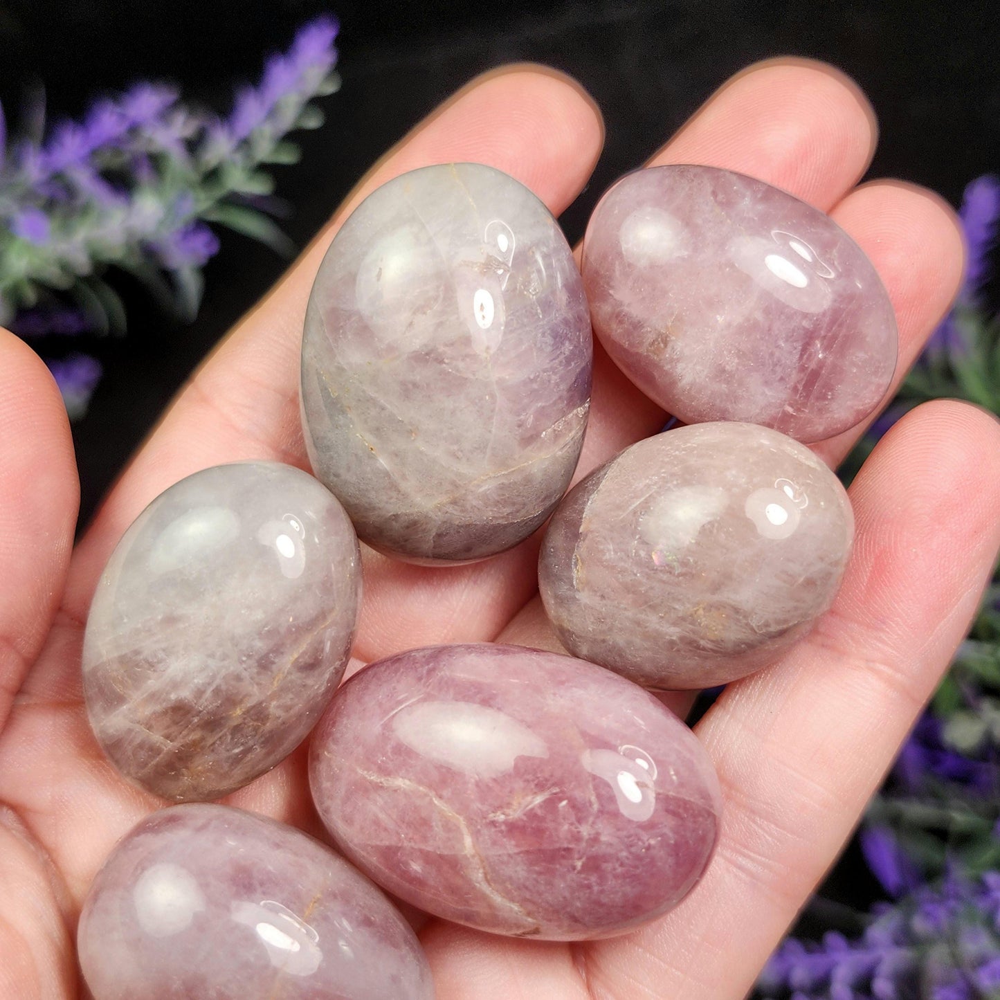 Purple Rose Quartz Crystal
