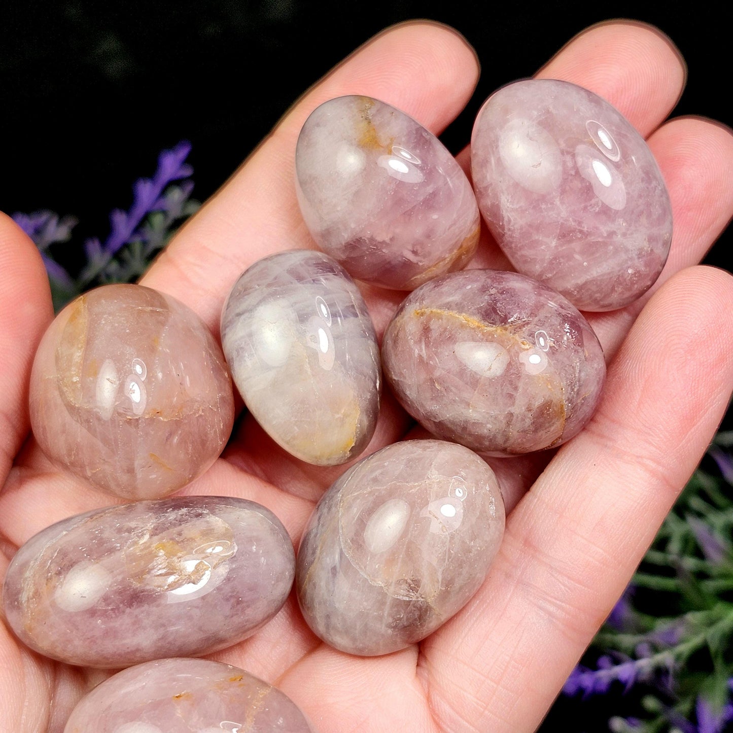 Purple Rose Quartz Crystal