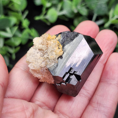 Hyalite Opal & Black Tourmaline 68g