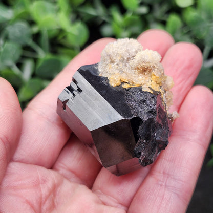 Hyalite Opal & Black Tourmaline 68g