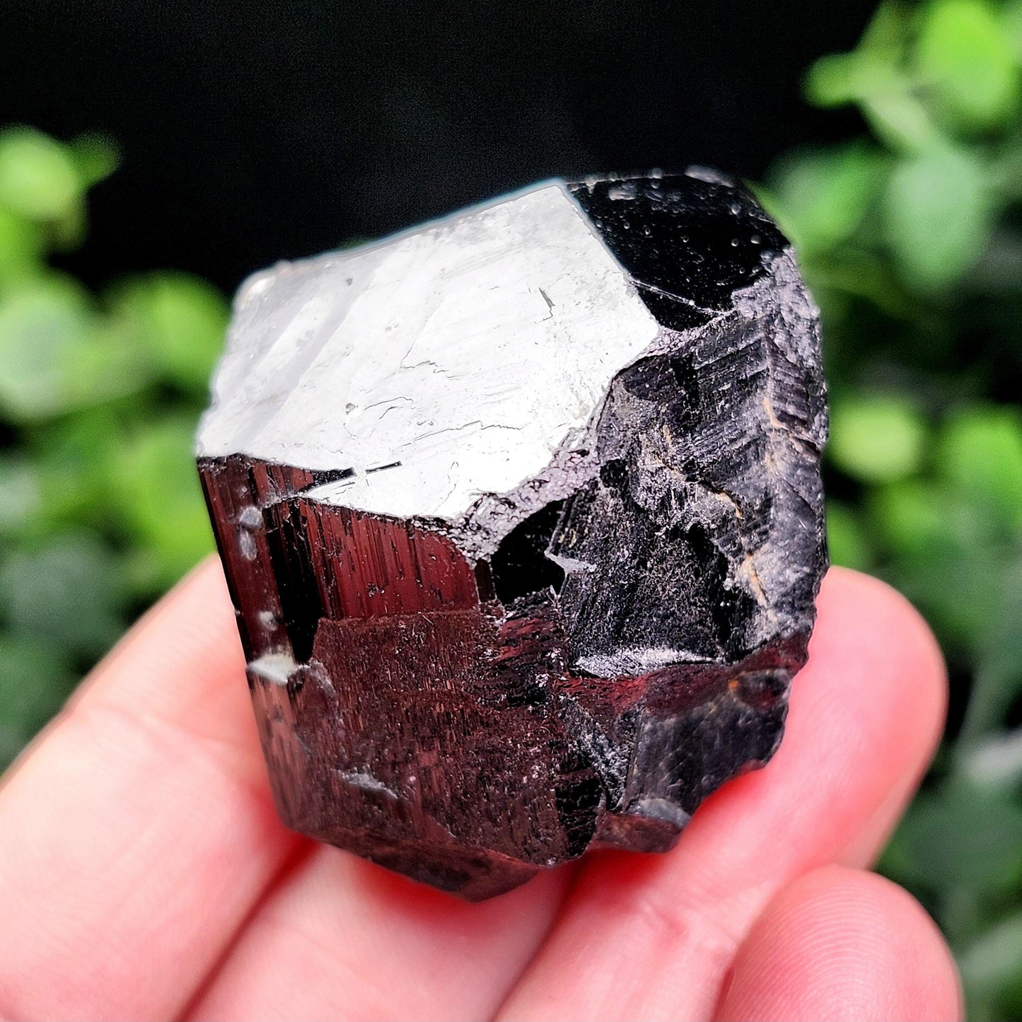 Hyalite Opal & Black Tourmaline 54g