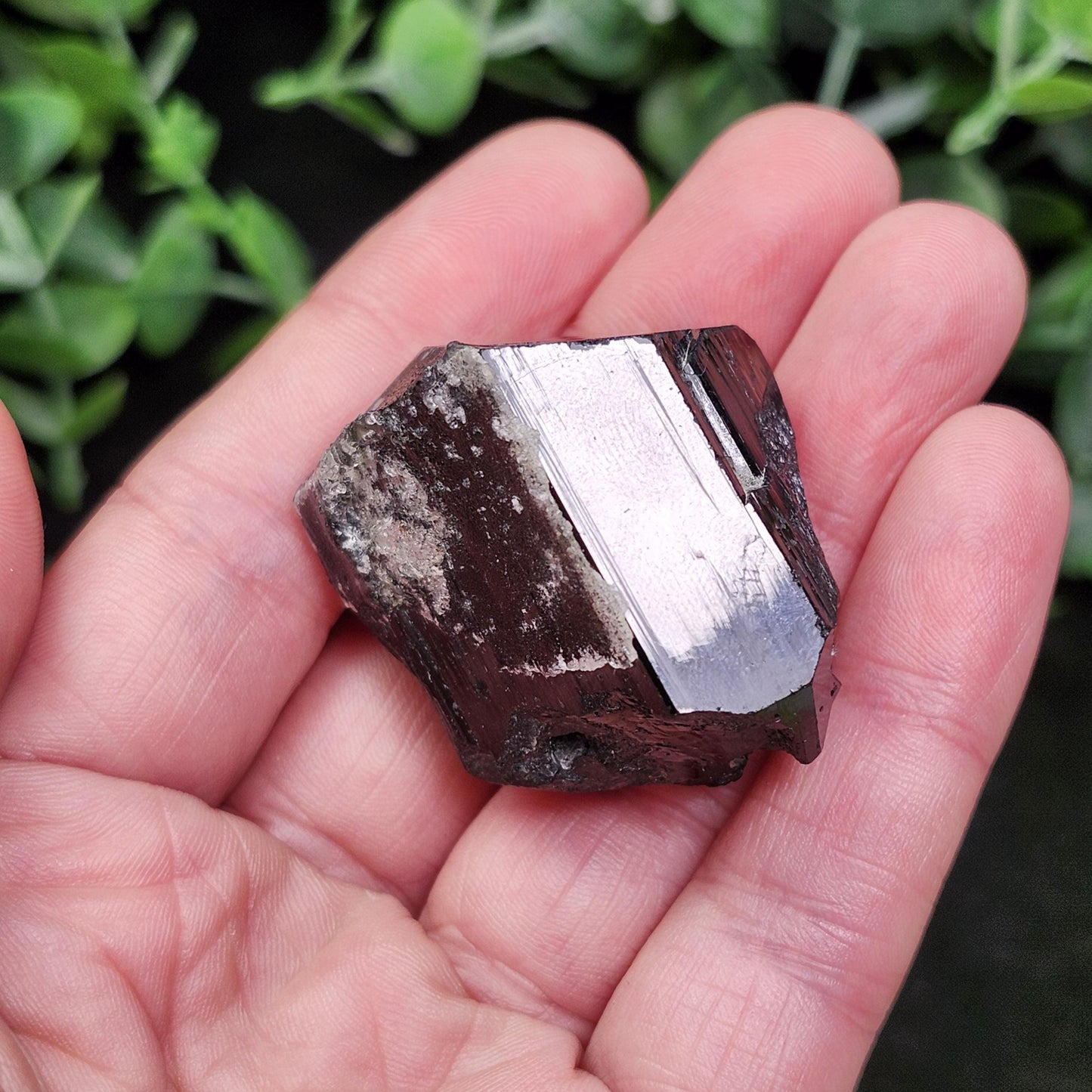 Hyalite Opal & Black Tourmaline 54g