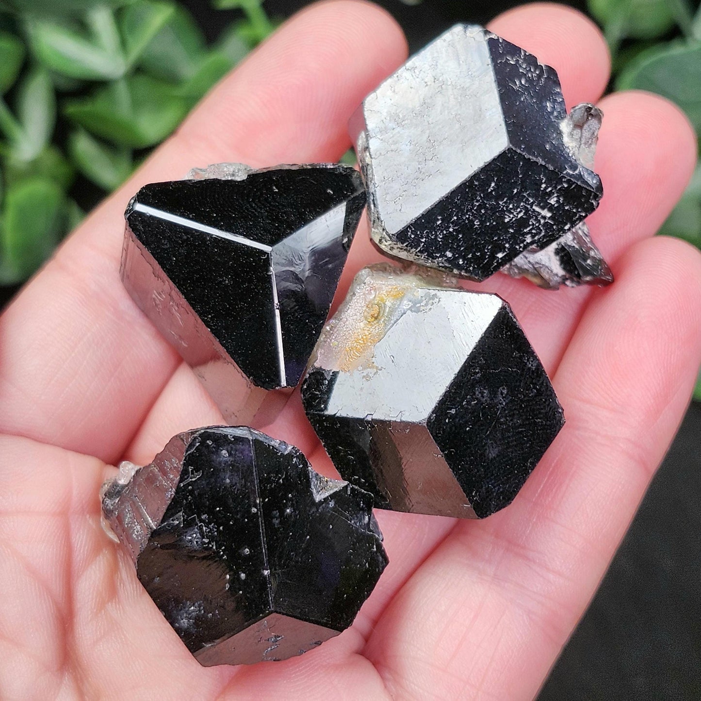 Hyalite Opal & Black Tourmaline