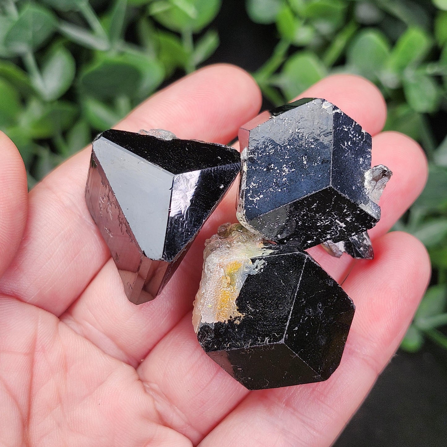 Hyalite Opal & Black Tourmaline