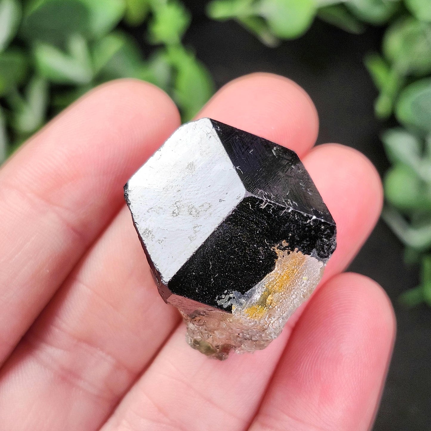 Hyalite Opal & Black Tourmaline