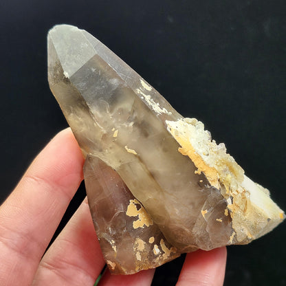 Hyalite Opal Smoky Quartz 149g