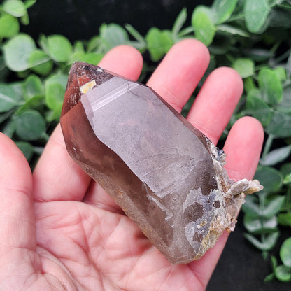 Hyalite Opal Smoky Quartz 130g