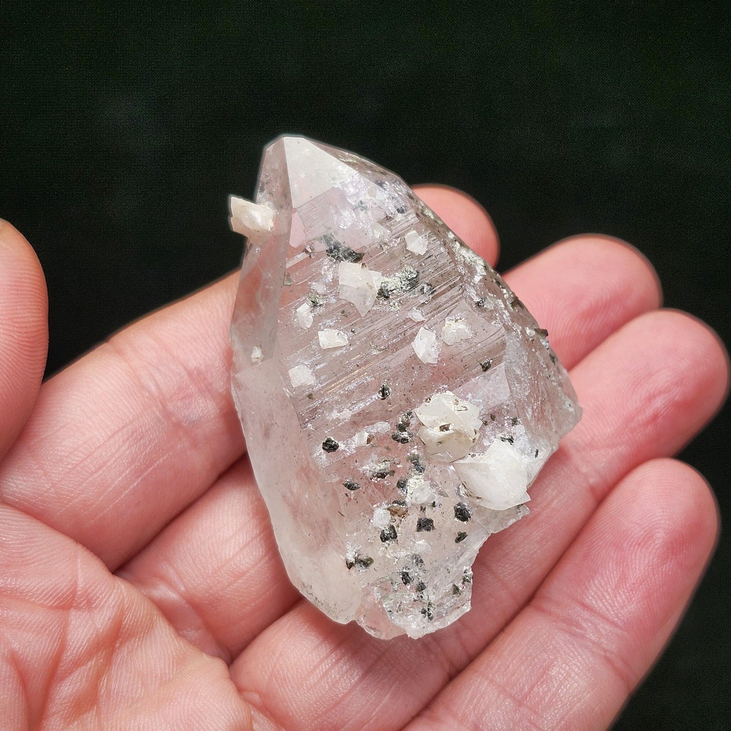 Swiss Elestial Quartz Crystal 43g