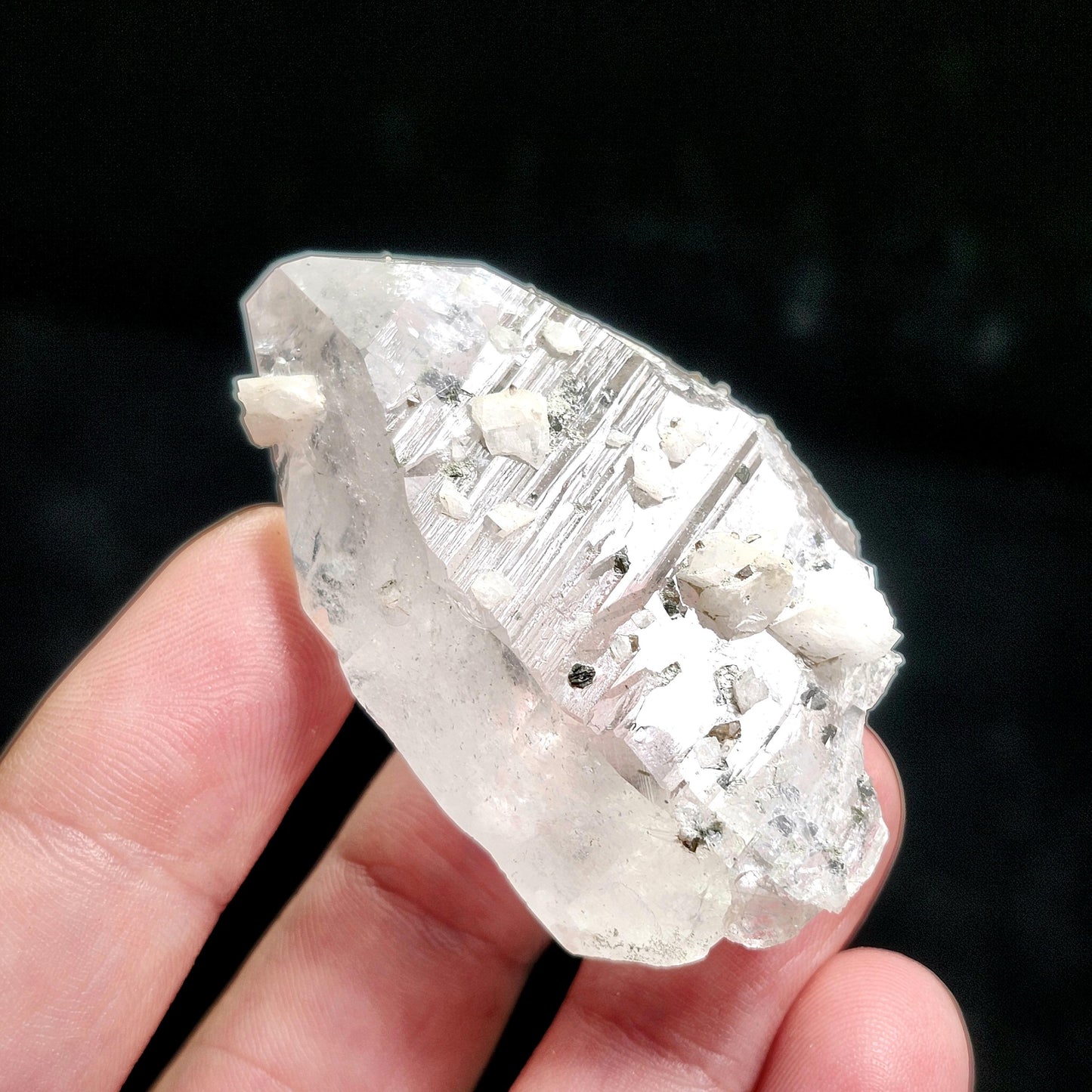 Swiss Elestial Quartz Crystal 43g