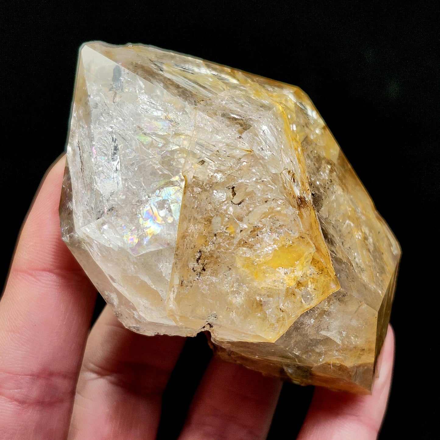 Golden Herkimer Diamond 199g
