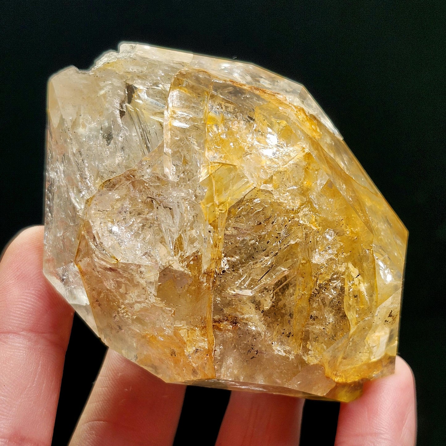 Golden Herkimer Diamond 199g