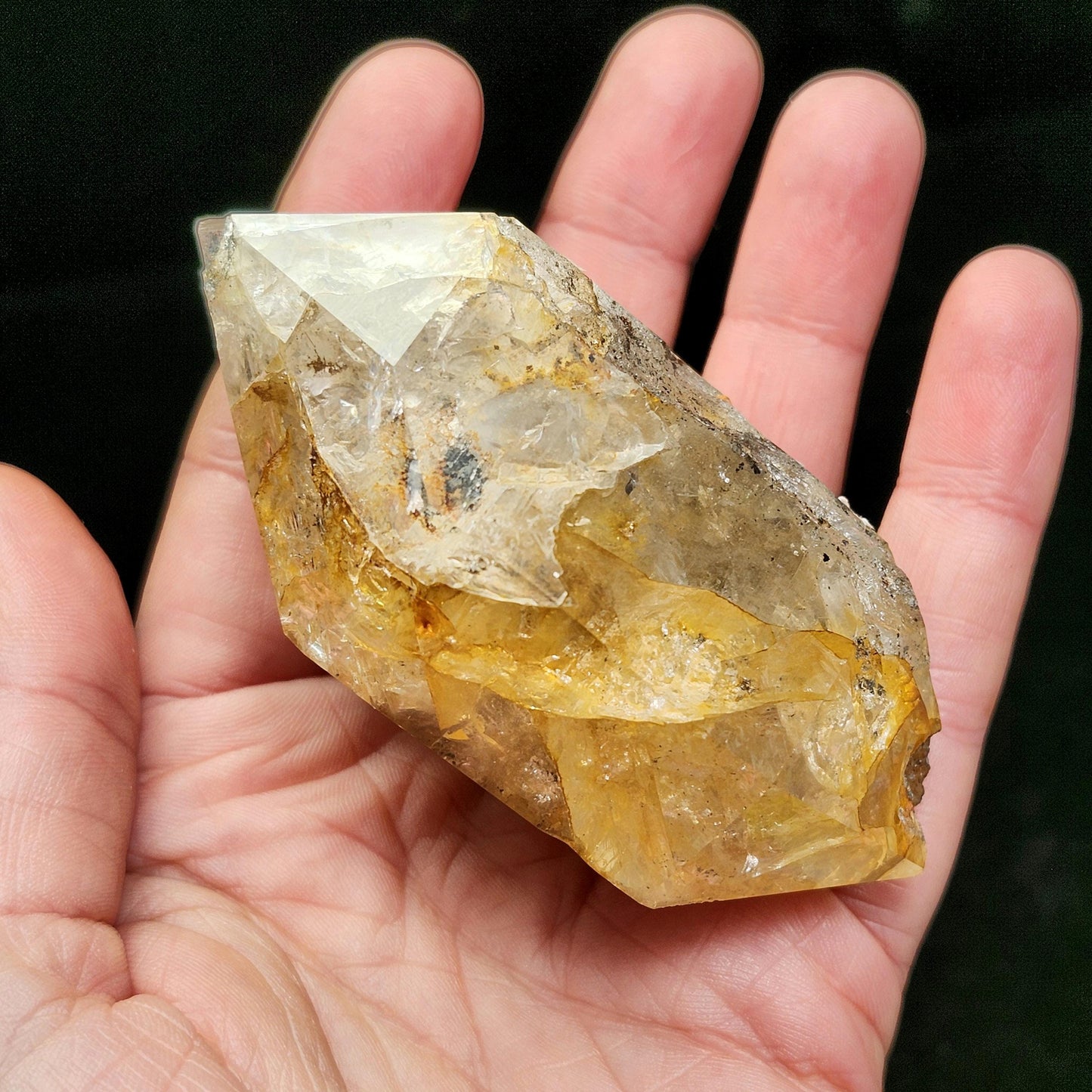 Golden Herkimer Diamond 199g