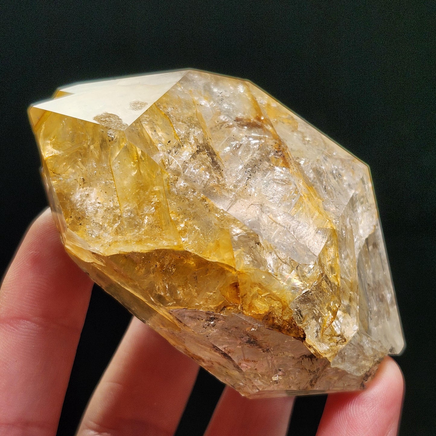 Golden Herkimer Diamond 199g