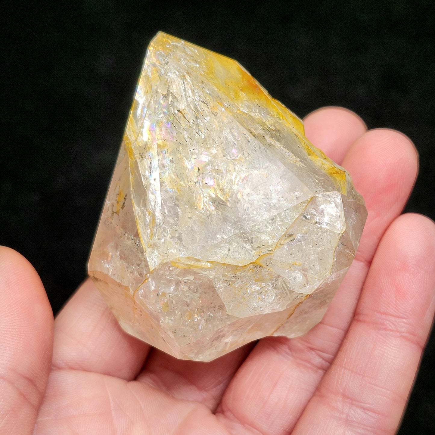 Golden Herkimer Diamond 138g