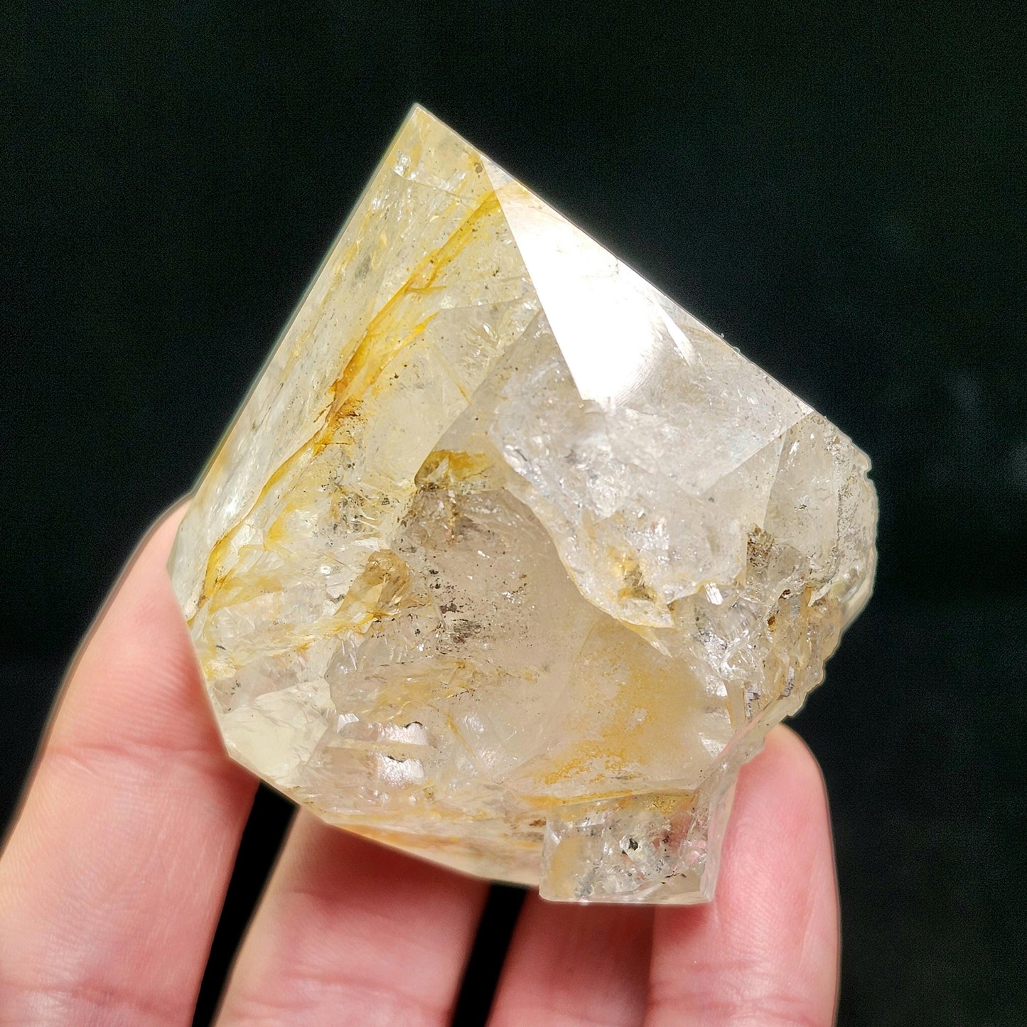 Golden Herkimer Diamond 138g