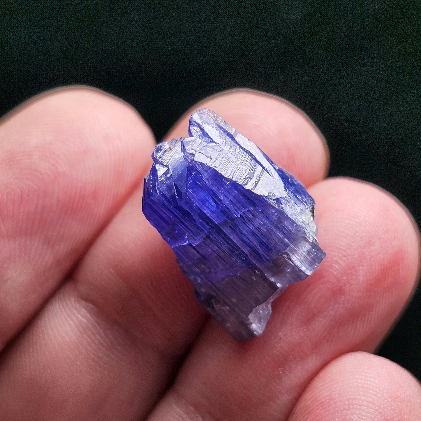 Blue Tanzanite Crystal 3g