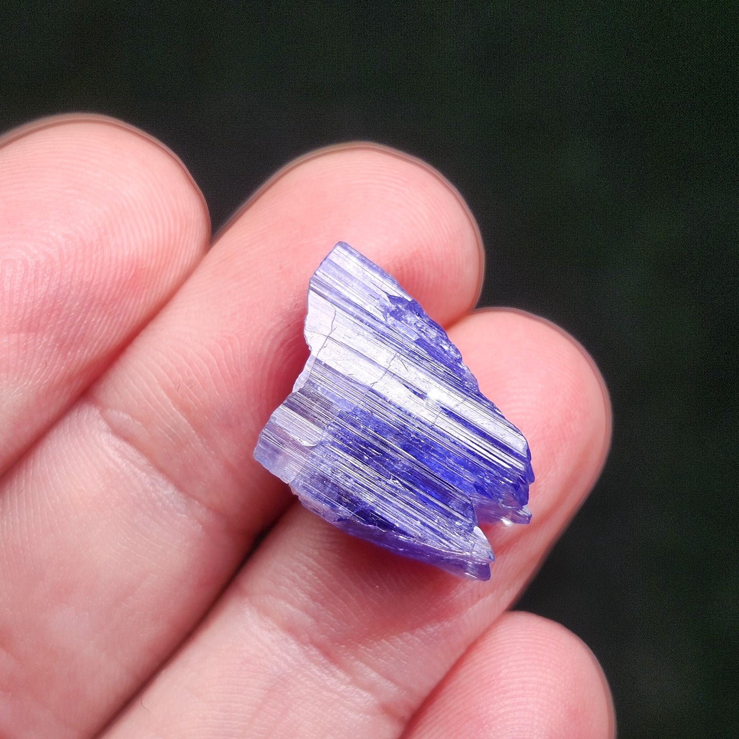 Blue Tanzanite Crystal 3g