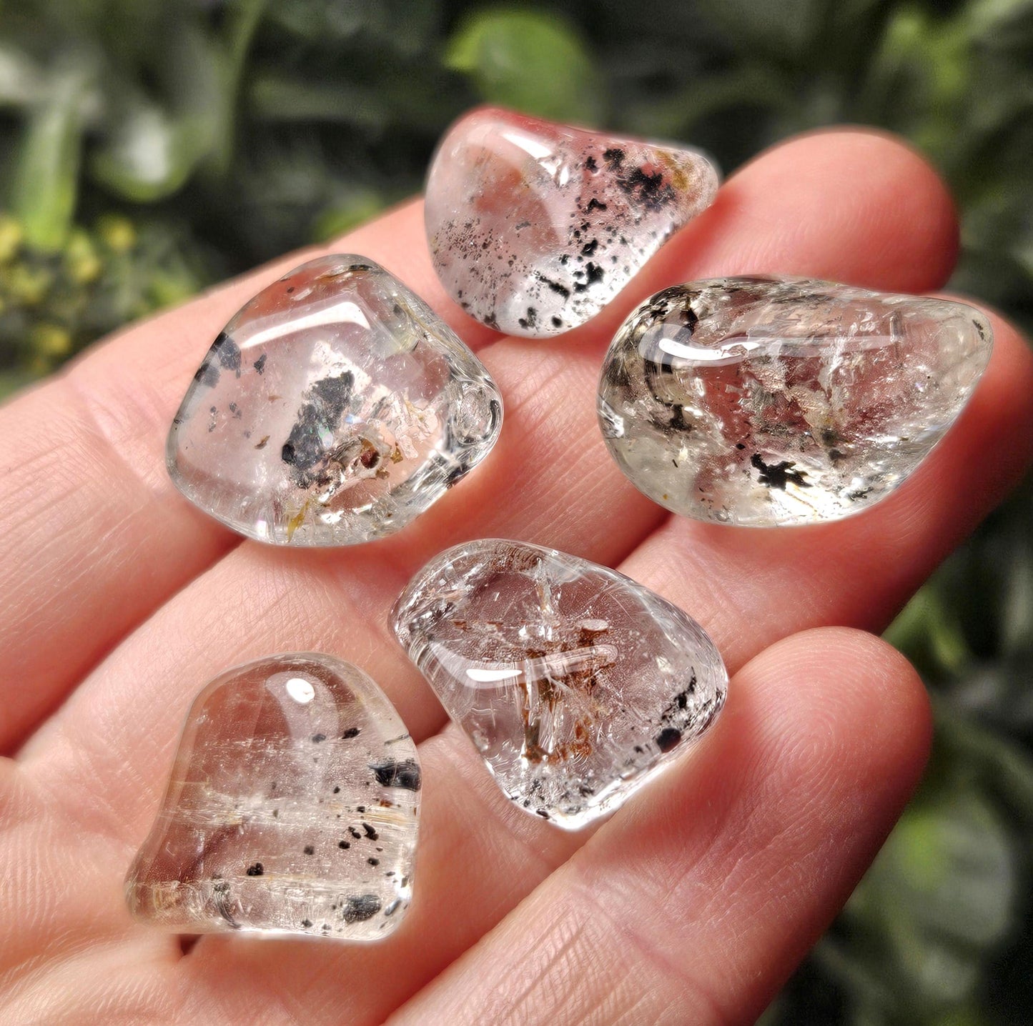 Topaz & Black Hematite Crystal