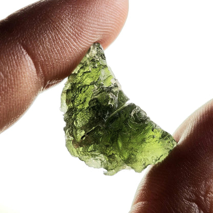Genuine Moldavite Specimen 3.73g, Raw Authentic Moldavite Stone