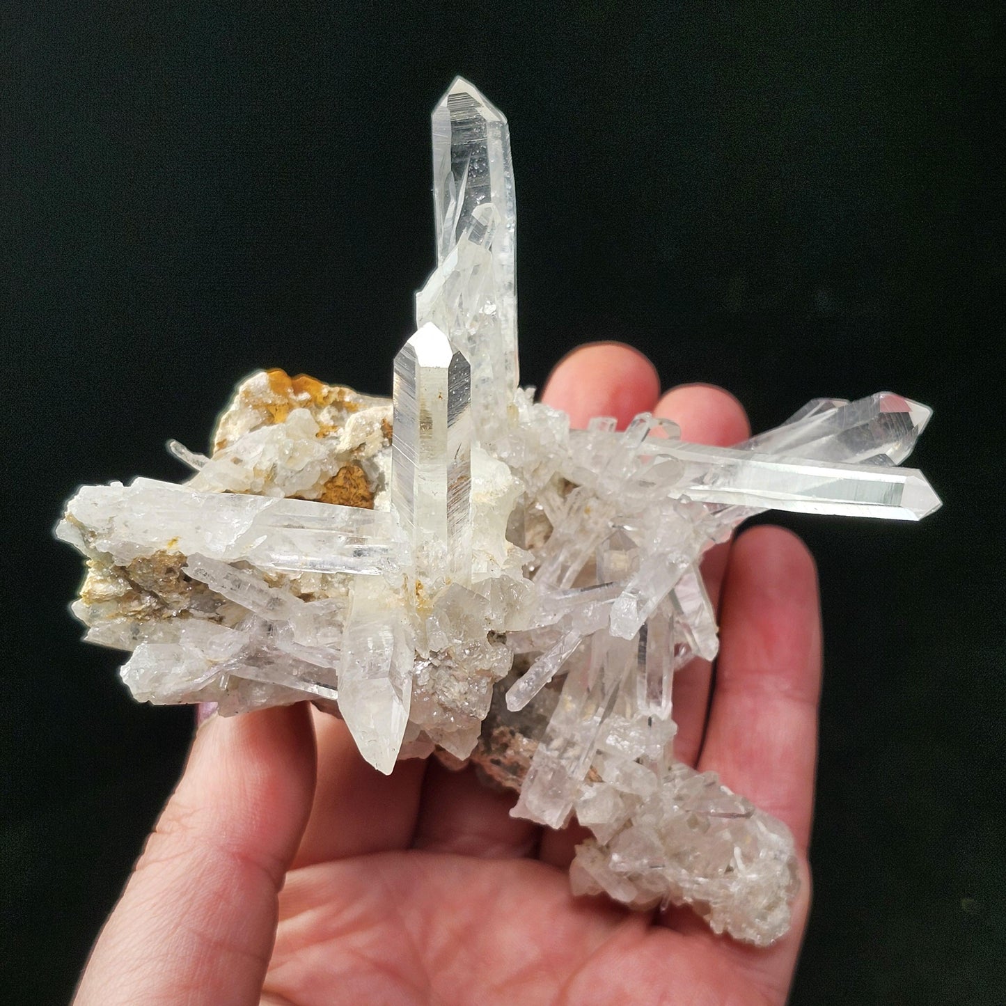 Lemurian Quartz Cluster 137g