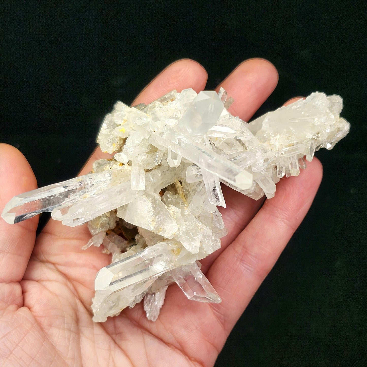 Lemurian Quartz Cluster 137g