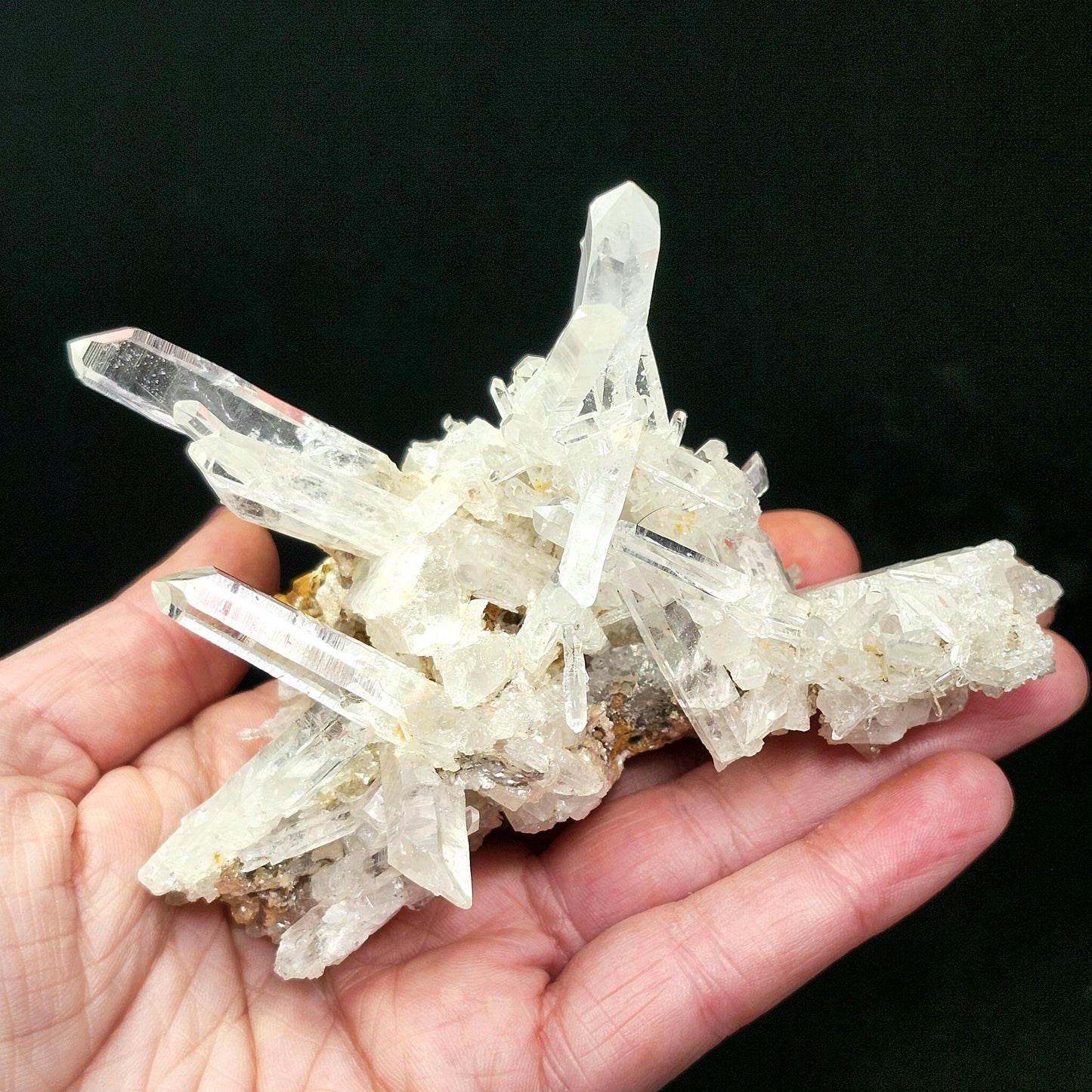 Lemurian Quartz Cluster 137g