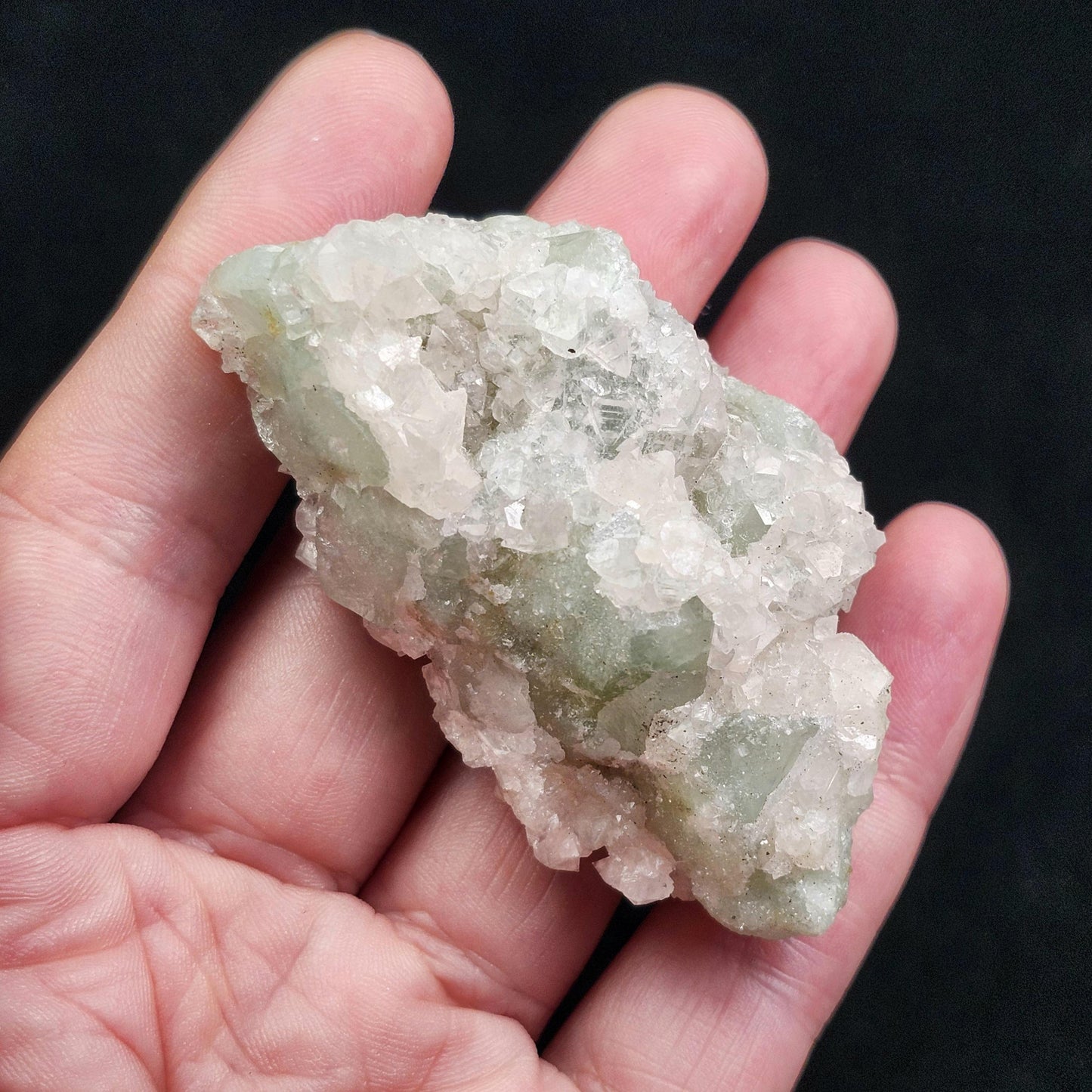 Apophyllite & Datolite Crystal 60g