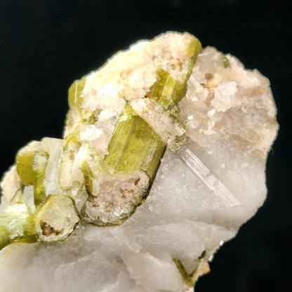 HUGE Watermelon Tourmaline & Quartz Crystal