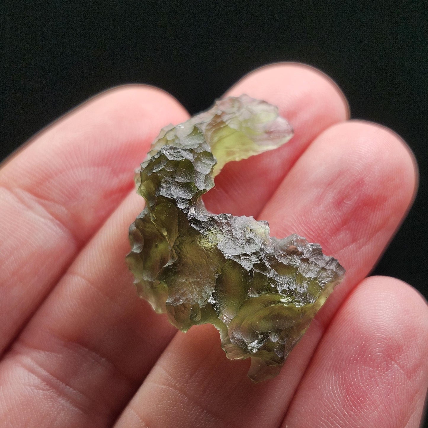 Moldavite Specimen 4.18g, Authentic Moldavite Crystal