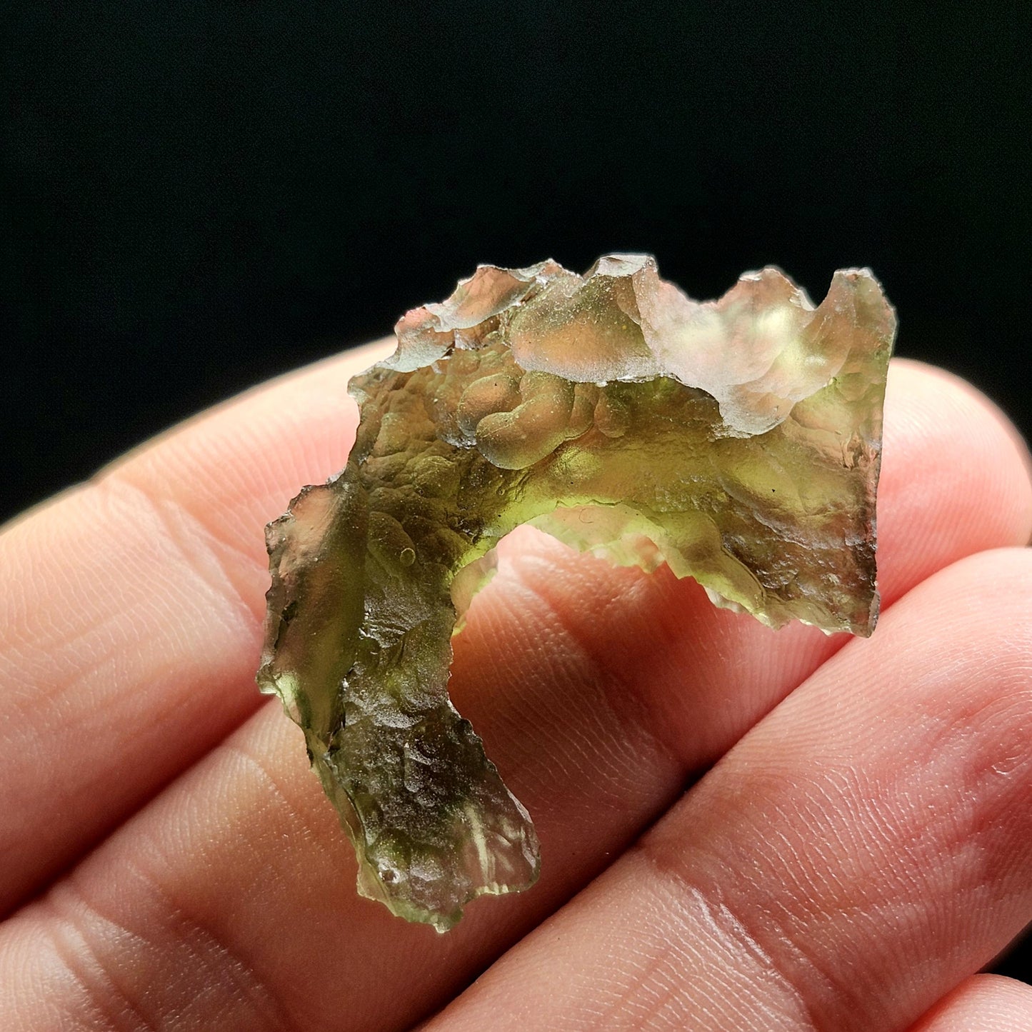 Moldavite Specimen 4.18g, Authentic Moldavite Crystal