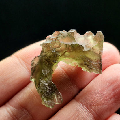 Moldavite Specimen 4.18g, Authentic Moldavite Crystal
