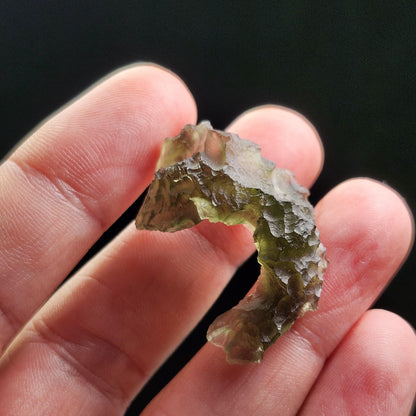 Moldavite Specimen 4.18g, Authentic Moldavite Crystal