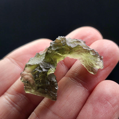 Moldavite Specimen 4.18g, Authentic Moldavite Crystal