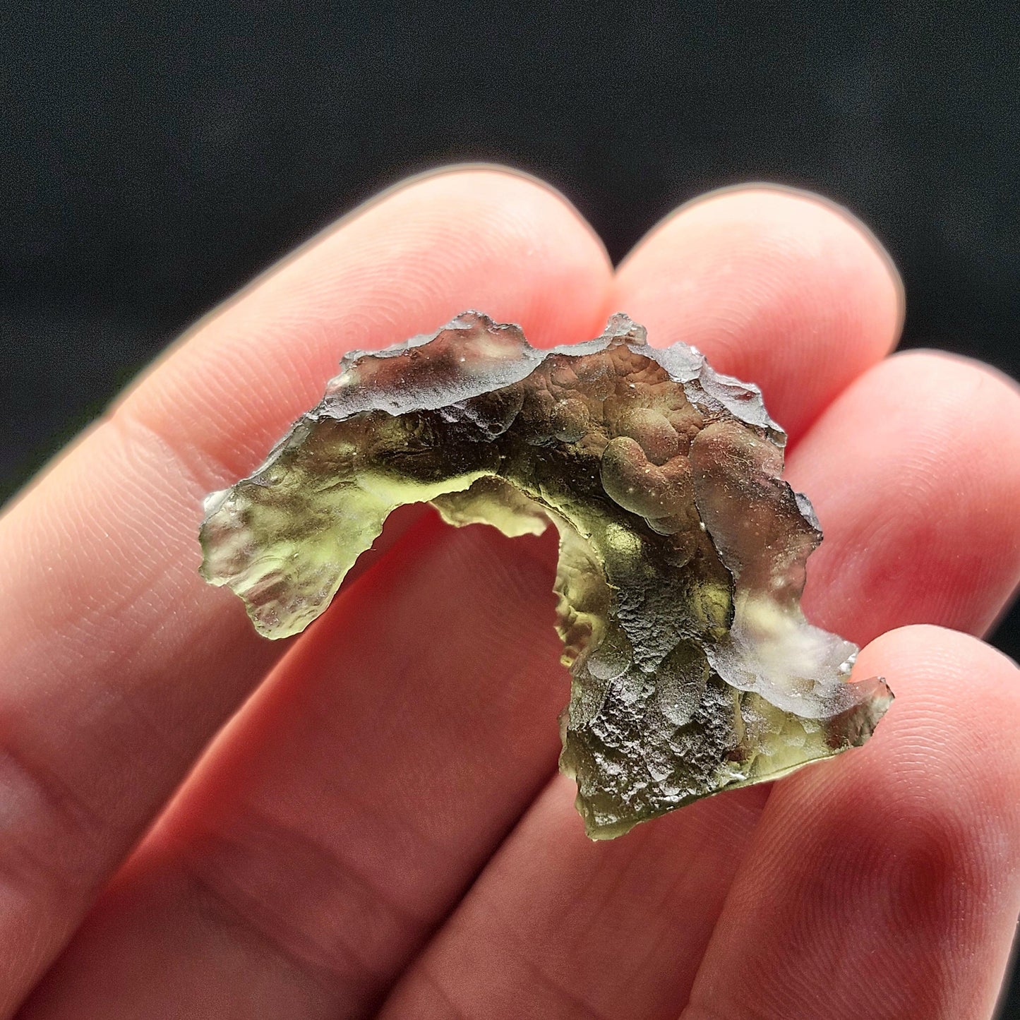 Moldavite Specimen 4.18g, Authentic Moldavite Crystal