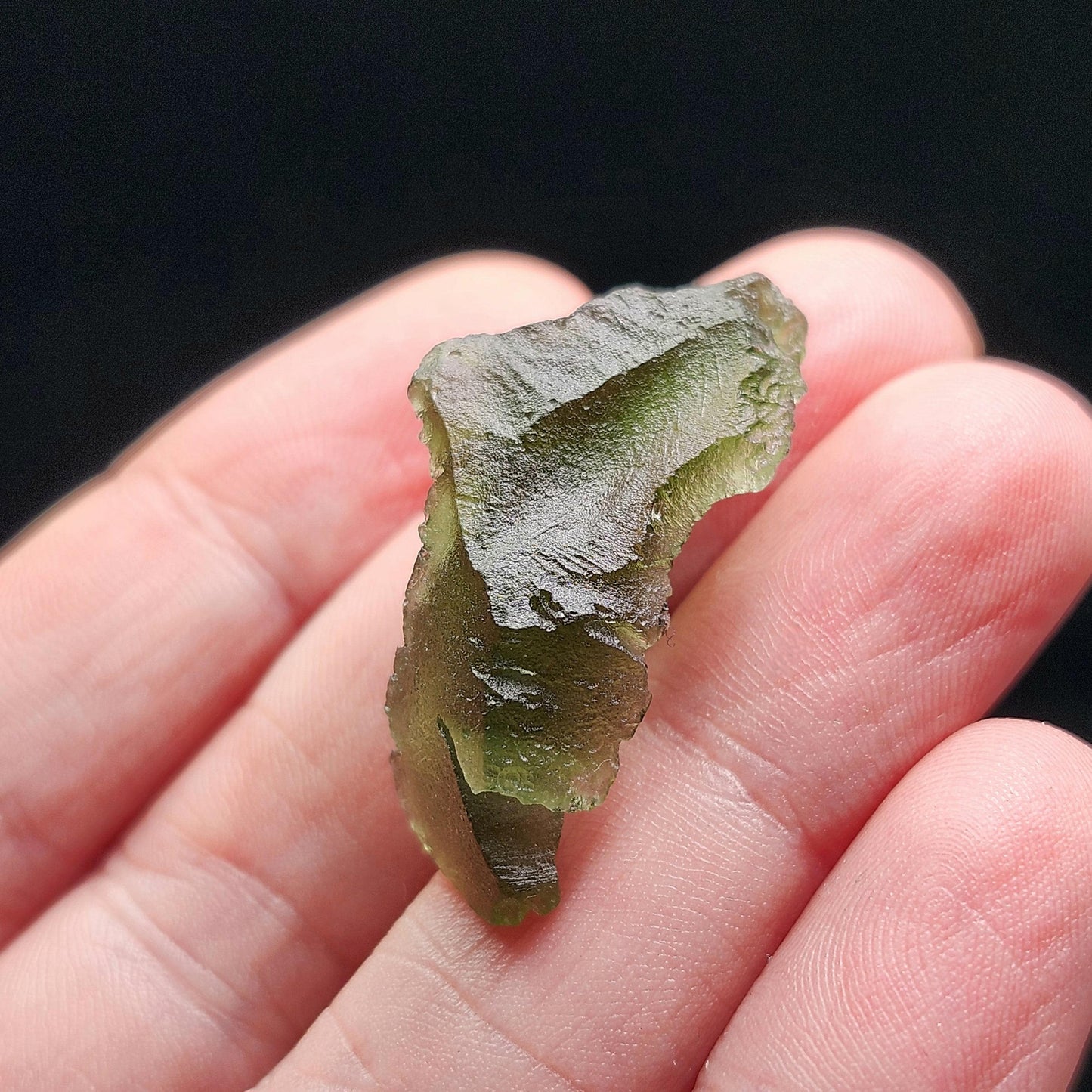 Moldavite Raw Specimen 3.98g