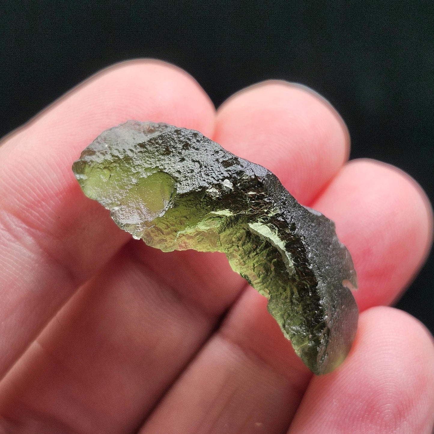 Moldavite Raw Specimen 3.98g