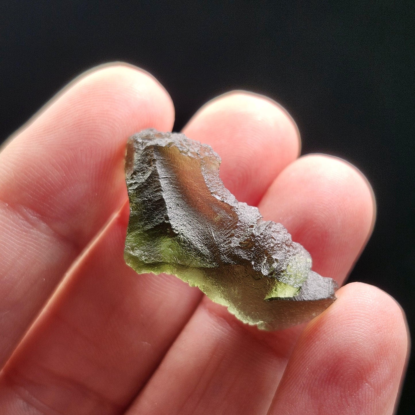 Moldavite Raw Specimen 3.98g