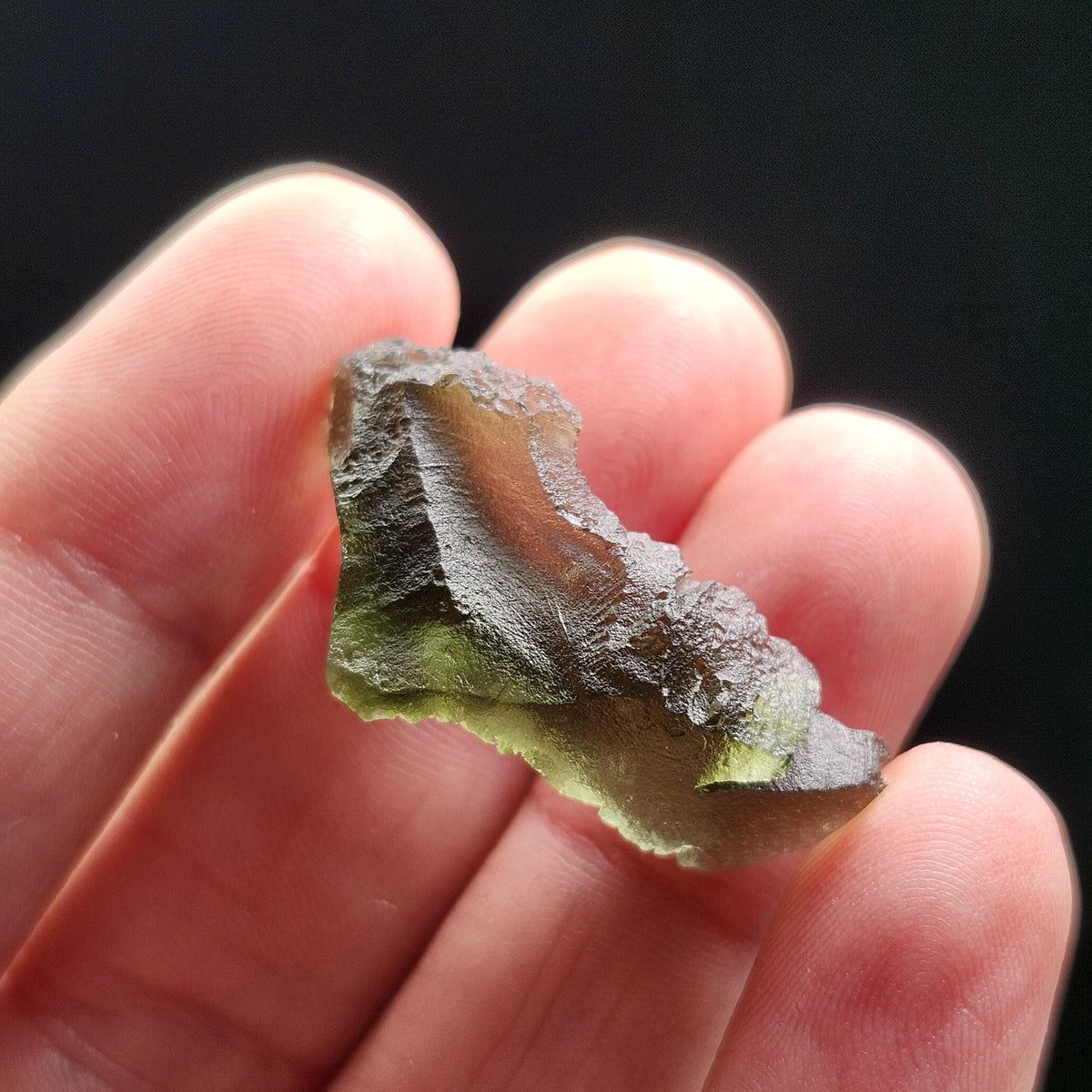 Moldavite Raw Specimen 3.98g