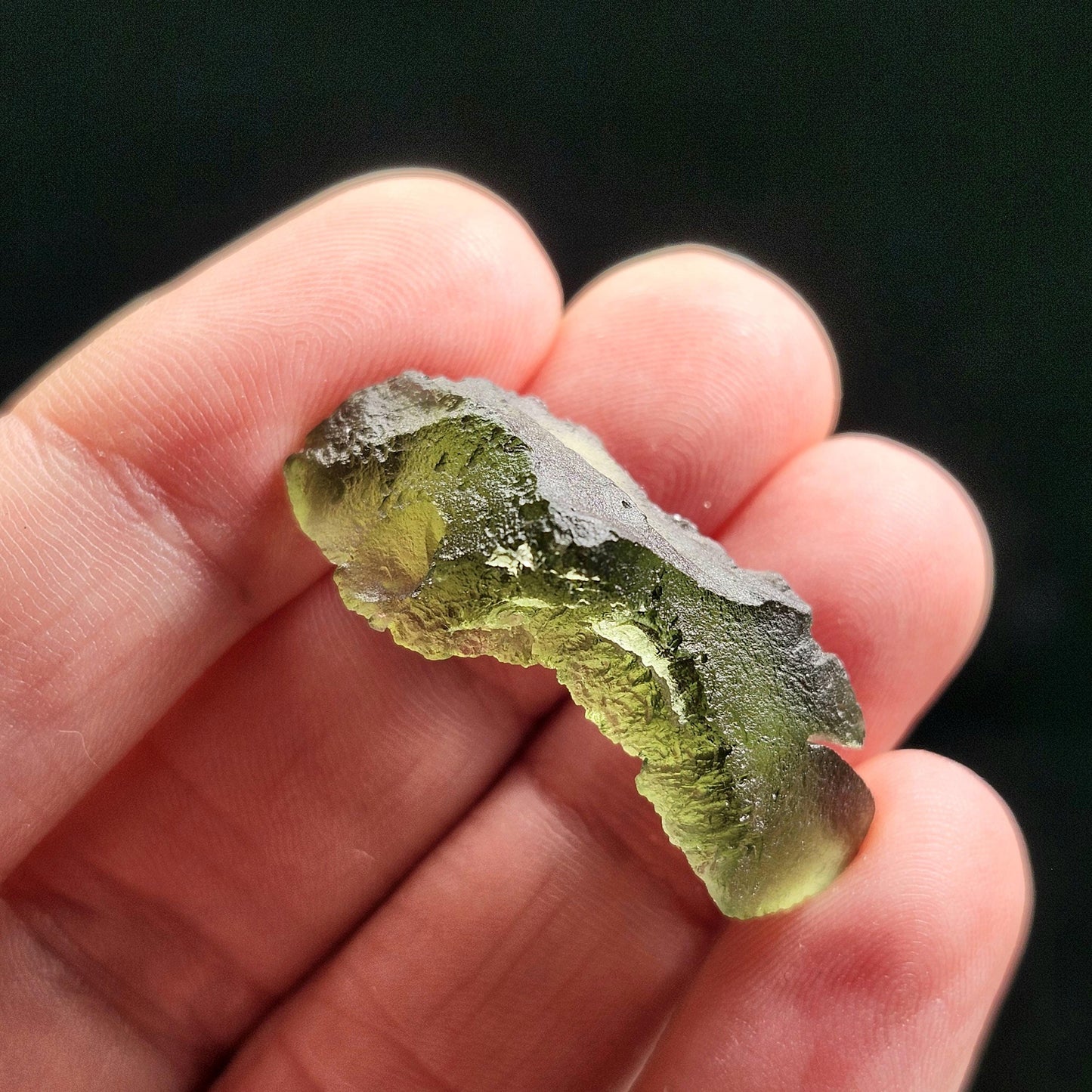 Moldavite Raw Specimen 3.98g