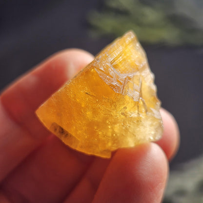 Cubic Yellow Fluorite Crystals from Morocco
