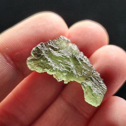 Moldavite Crystal Specimen 2.34g