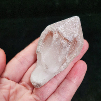 Dreamsicle Pink Lemurian Quartz Crystal (71g)