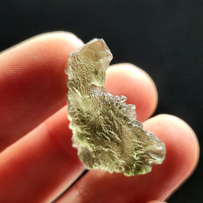 Moldavite Crystal Specimen 2.34g