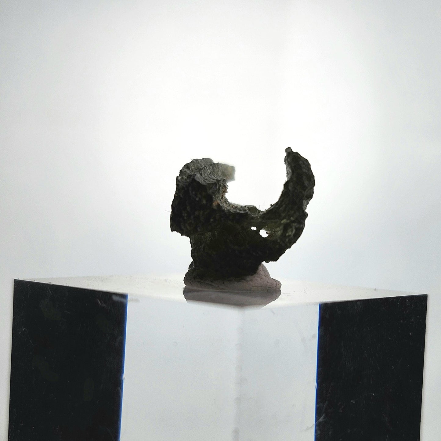 Moldavite 1.3g with Natural HOLE