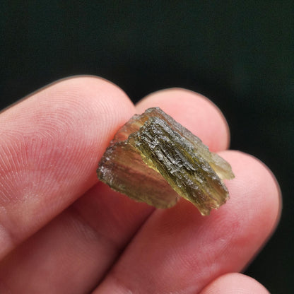 Moldavite 1.3g with Natural HOLE