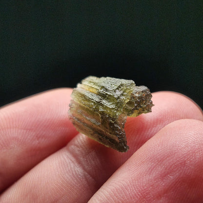 Moldavite 1.3g with Natural HOLE