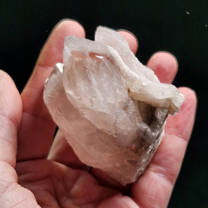 Dreamsicle Pink Lemurian Quartz Crystal (127g)