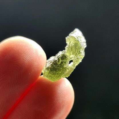 Moldavite 1.4g with Natural HOLE