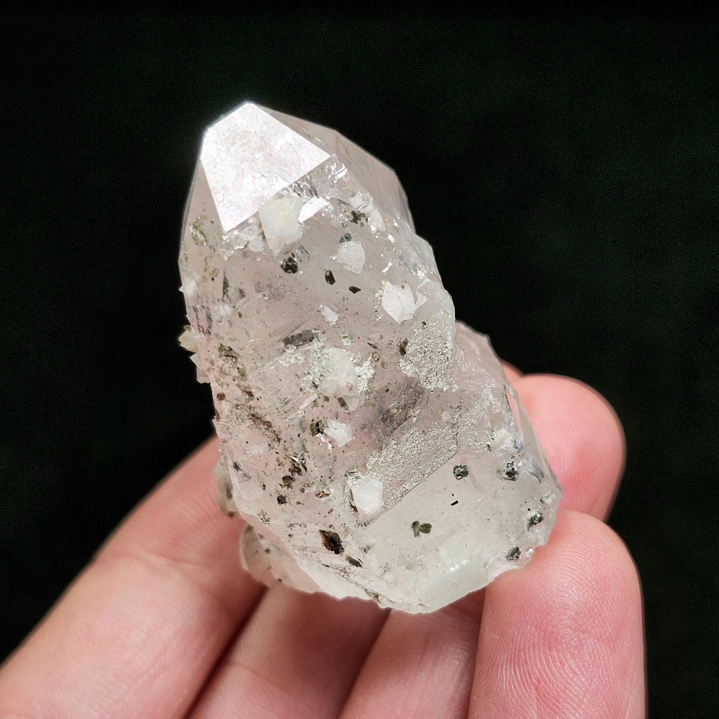 Swiss Elestial Quartz Crystal 43g